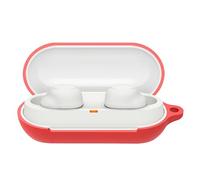GIOPUEY Cilicone Case Compatible with Sony WF-C710N, Ultra-thin soft Cover, Slim-Fit,Anti-Fall,Not Easy to Dirty - Red