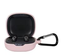 GIOPUEY Cilicone Case for JBL Wave 300TWS, Ultra-thin soft Cover, Slim-Fit,Anti-Fall,Not Easy to Dirty - Pink