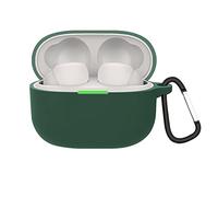 GIOPUEY Cilicone Case for Sony LinkBuds S, Ultra-thin soft Cover, Slim-Fit,Anti-Fall,Not Easy to Dirty - ArmyGreen