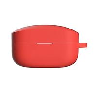 GIOPUEY Cilicone Case for Sony WF-1000XM4, Ultra-thin soft Cover, Slim-Fit,Anti-Fall,Not Easy to Dirty, Sony WF-1000XM4 Case, Sony WF-1000XM4 Cover - Red