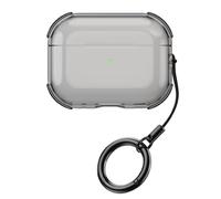 GIOPUEY Clear Case Compatible with Airpods Pro 3 2025, Ultra-thin soft Cover, Slim-Fit,Anti-Fall,Not Easy to Dirty - Transparent Black