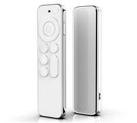 GIOPUEY Clear Case Compatible with Apple TV 4K/HD Siri Remote 2021/2022, Ultra-thin soft Cover, Slim-Fit,Anti-Fall,Not Easy to Dirty - Silver