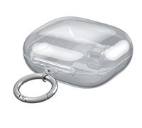 GIOPUEY Clear Case Compatible with Beats Powerbeats Fit 2025, Ultra-thin soft Cover, Slim-Fit,Anti-Fall,Not Easy to Dirty - Transparent Black