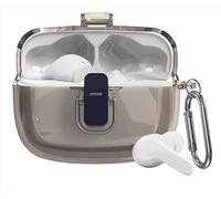 GIOPUEY Clear Case Compatible with JBL Wave Beam/Wave Beam 2, Ultra-thin soft Cover, Slim-Fit,Anti-Fall,Not Easy to Dirty - Transparent Black