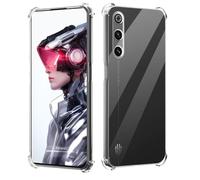 GIOPUEY Clear Case Compatible with REDMAGIC 10 Air, TPU Slim Case Cover, Air Cushion [Not Easy to Yellow] Shockproof Phone Case - Clear