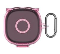 GIOPUEY Clear Case Compatible with SHOKZ OpenFit 2 T920, Ultra-thin soft Cover, Slim-Fit,Anti-Fall,Not Easy to Dirty - transparent pink