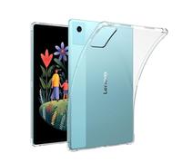 GIOPUEY Clear Case for Lenovo Idea Tab Plus 12.1/Tab K12 2025 - Soft TPU Back Shell, Slim Cover with Airbag Protection, Lightweight - Transparent