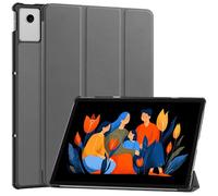 GIOPUEY Flip Case Compatible with Lenovo IdeaPad Plus 12.1/Tab K12 2025, PU Leather Cover With Stand Function, 360° Protective - Gray