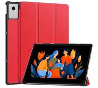 GIOPUEY Flip Case Compatible with Lenovo IdeaPad Plus 12.1/Tab K12 2025, PU Leather Cover With Stand Function, 360° Protective - Red