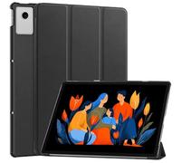 GIOPUEY Flip Case Compatible with Lenovo IdeaPad Plus 12.1/Tab K12 2025, PU Leather Cover With Stand Function, 360° Protective - Black