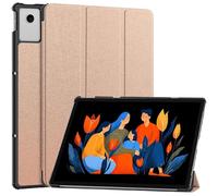 GIOPUEY Flip Case Compatible with Lenovo IdeaPad Plus 12.1/Tab K12 2025, PU Leather Cover With Stand Function, 360° Protective - Rose gold