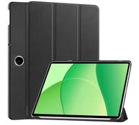 GIOPUEY Flip Case Compatible with Oneplus pad Lite/OPPO Pad SE, PU Leather Cover With Stand Function, 360° Protective - Black