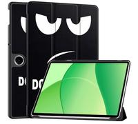 GIOPUEY Flip Case Compatible with Oneplus pad Lite/OPPO Pad SE, PU Leather Cover With Stand Function, 360° Protective - DON`T TOUCH ME