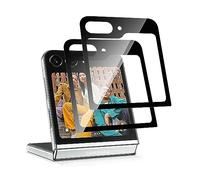 GIOPUEY Full Coverage Screen Protector Compatible with Samsung Galaxy Z Flip 5, AR HD Tempered Glass Flim,No bubbles - 2 pack - b