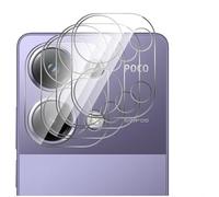 GIOPUEY [Full Protection Camera Lens Protector Compatible with Xiaomi Poco M6 Pro, [3 Pack] 3D Camera Tempered Glass [Highly Transparent] Camera Protector for Xiaomi Poco M6 Pro