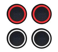 GIOPUEY Joystick Thumb Stick Grips Cap Compatible with R36S/RG CubeXX/40XXV/406H/406V/B20S/40XXH/556/35XXH/B10MAX3/B30/X55/B20SX - Red+Black