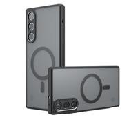 GIOPUEY Magnetic Case for Nubia RedMagic 10 Air, Matte PC Back + TPU Bumper Shockproof Phone Cover - Black