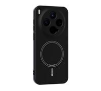 GIOPUEY Magnetic Case for VIVO X500 Cover Soft TPU black | Compatible with MagSafe, Soft TPU Shockproof Thin Slim Matte Silicone Phone Cover, black