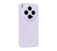 GIOPUEY Magnetic Case for VIVO X500 Cover Soft TPU purple | Compatible with MagSafe, Soft TPU Shockproof Thin Slim Matte Silicone Phone Cover, purple