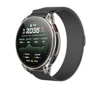 GIOPUEY Magnetic Strap Compatible with Amazfit Cheetah 2 Ultra, Braided Stainless Steel Strap Replacement [Wear-resistant] - black