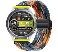 GIOPUEY Magnetic Strap Compatible with Amazfit Cheetah Round, Flexible Nylon Braided Strap Replacement [Unisex] - Colourful