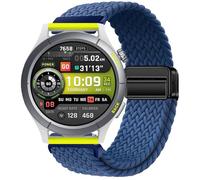 GIOPUEY Magnetic Strap Compatible with Amazfit Cheetah Round, Flexible Nylon Braided Strap Replacement [Unisex] - Blue