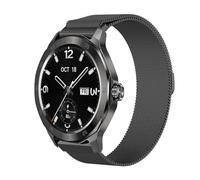 GIOPUEY Magnetic Strap Compatible with HONOR CHOICE Watch 2 Epic, Braided Stainless Steel Strap Replacement [Wear-resistant] - black
