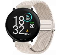 GIOPUEY Magnetic Strap Compatible with Polar Ignite 3, Flexible Nylon Braided Strap Replacement [Unisex] - Beige