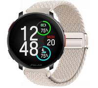 GIOPUEY Magnetic Strap Compatible with Polar Vantage V3, Flexible Nylon Braided Strap Replacement [Unisex] - Beige
