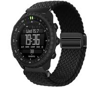 GIOPUEY Magnetic Strap Compatible with Suunto Core 2, Flexible Nylon Braided Strap Replacement [Unisex] - Black