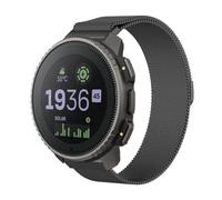 GIOPUEY Magnetic Strap Compatible with SUUNTO Vertical/Vertical 2, Braided Stainless Steel Strap Replacement [Wear-resistant] - black