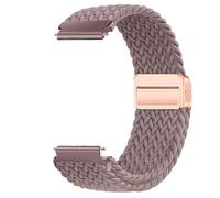 GIOPUEY Magnetic Strap Compatible with Ticwatch GTH, Flexible Nylon Braided Strap Replacement [Unisex] - Purple
