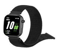 GIOPUEY Nylon Strap Compatible with HONOR Choice Watch 2i, Flexible Braided Sport Loop Strap Replacement, Breathable Nylon, Men Women - Black