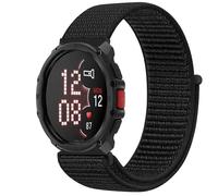GIOPUEY Nylon Strap Compatible with POLAR Street X, Flexible Braided Sport Loop Strap Replacement, Breathable Nylon, Men Women - Black