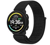 GIOPUEY Nylon Strap Compatible with SUUNTO Vertical 2, Flexible Braided Sport Loop Strap Replacement, Breathable Nylon, Men Women - Black
