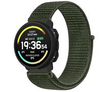 GIOPUEY Nylon Strap Compatible with SUUNTO Vertical 2, Flexible Braided Sport Loop Strap Replacement, Breathable Nylon, Men Women - Green