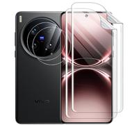 GIOPUEY Screen Protector Compatible with VIVO X200 Ultra, 2 Pack Soft Screen Protector + 2 Pack Camera Protector, 9H, No bubbles, Scratch Resistant (A-Transparent)