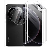GIOPUEY Screen Protector Compatible with Xiaomi 15 Ultra, 2 Pack Soft Screen Protector + 2 Pack Camera Protector, 9H, No bubbles, Scratch Resistant (A-Transparent)
