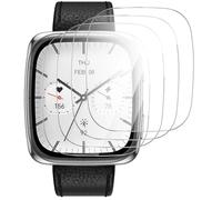 GIOPUEY Screen Protector for Amazfit Active 2 Square, [4 Packs] Tempered glass Screen Protective Film, [Anti-Bubble] [Wear-resistant] - Transparent