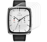 GIOPUEY Screen Protector for Amazfit Active 2 Square, [6 Packs] Flexible TPU Screen Protective Film, [Anti-Bubble] [Wear-resistant] - Transparent