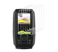 GIOPUEY Screen Protector for Garmin STRIKER Vivid 4cv, [6 Packs] Flexible TPU Screen Protective Film, [Anti-Bubble] [Wear-resistant] - Transparent
