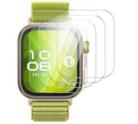 GIOPUEY Screen Protector for Huawei Watch Fit 4 Pro, [4 Packs] Tempered glass Screen Protective Film, [Anti-Bubble] [Wear-resistant] - Transparent