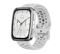 GIOPUEY Strap Compatible with Amazfit Active 2/2 Square/Active/Cheetah Square/Bip 3/Bip 3 Pro/GTR Mini, Soft silicone Watch Strap Replacement [Wear-resistant] [breathable] - grey