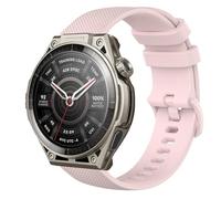 GIOPUEY Strap Compatible with Amazfit Balance Ultra, Soft silicone Watch Strap Replacement [Wear-resistant] [breathable] - Pink