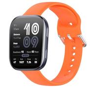GIOPUEY Strap Compatible with Amazfit Bip 6, 22mm Soft silicone Watch Strap Replacement [Wear-resistant] [breathable] - Orange