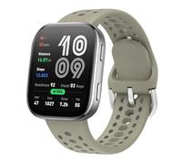 GIOPUEY Strap Compatible with Amazfit Bip 6, Soft silicone Watch Strap Replacement [Wear-resistant] [breathable] - Green