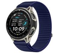 GIOPUEY Strap Compatible with Amazfit Cheetah 2 Pro, Outdoor Sports Flexible Nylon Braided Sport Loop Strap Replacement Band - DarkBlue