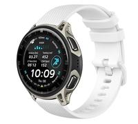 GIOPUEY Strap Compatible with Amazfit Cheetah 2 Pro, Soft silicone Watch Strap Replacement [Wear-resistant] [breathable] - White