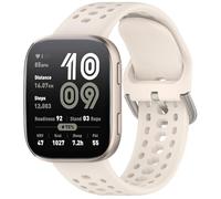 GIOPUEY Strap Compatible with Amazfit Cheetah Round/Cheetah Pro/GTR 4/3/3 Pro, Soft silicone Watch Strap Replacement [Wear-resistant] [breathable] - beige