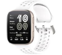 GIOPUEY Strap Compatible with Amazfit Cheetah Round/Cheetah Pro/GTR 4/3/3 Pro, Soft silicone Watch Strap Replacement [Wear-resistant] [breathable] - white